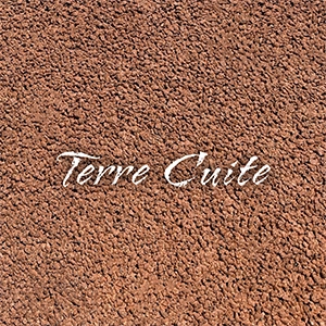 Béton drainant coloré "Terre Cuite", une solution perméable et chaleureuse pour vos aménagements extérieurs.